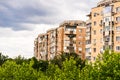 Block of flats. Apartament buildings in Bucharest, Romania, 2020 Royalty Free Stock Photo