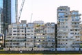 Block of Flats in Geometric Brutalist style