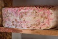 Block of nougat with almonds and honey at a shop in Saint Paul de Vence, France