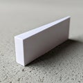 The block has a smooth matte finish with sharp edges and right angles Royalty Free Stock Photo