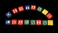 Block Letters on Black Spell Distance Learning