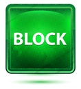 Block Neon Light Green Square Button