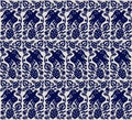 Block print background