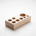 Block serves as a minimalist organizer, potentially for items like Royalty Free Stock Photo