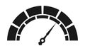 Block speedometer type vector design Royalty Free Stock Photo