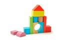 Block toys kids game Royalty Free Stock Photo