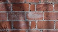 Fragment of a street block wall in sunlight Royalty Free Stock Photo
