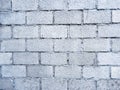Block wall. Old concrete block wall background and texture Royalty Free Stock Photo
