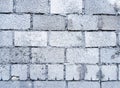 Block wall. Old concrete block wall background and texture Royalty Free Stock Photo