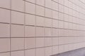 Block Wall. Stylish and Strong Blockwork.New Block, brown Blockwall Texture Royalty Free Stock Photo