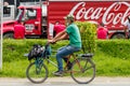 Protest by truckers Royalty Free Stock Photo