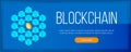Blockchain and cryptocurrency banner