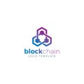 Blockchain and Cryptocurrency Logo Concept