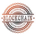 blockchain digital money Royalty Free Stock Photo