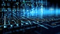 blockchain financial technology abstract