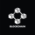 Blockchain Logo Vector Template Design Royalty Free Stock Photo