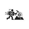 Blockchain Mining Process Icon