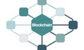 Blockchain Network Diagram Royalty Free Stock Photo