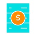 Blockchain Server Icon. Vector Simple Minimal 96x96 Pictogram