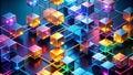 Blockchain Symphony: A Tapestry of Connected Cubes Generative AI