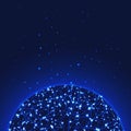 Blockchain technology concept database cryptocurrency business bitcoin network currency money security mining background