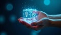 Blockchain Technology Concept, Revolutionizing Industries .