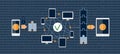 Blockchain technology, Ethereum, cryptocurrency and money transfer from one user to another and network validation