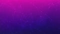 Blockchain technology futuristic hud ultraviolet banner.