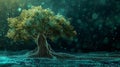 Large Digital Tree in an Abstract Network Setting