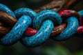 Blockchain technology revolutionizing industries with secure, decentralized transactions and data