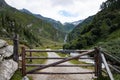 Blocked hiking path in the Ahrntal Valley