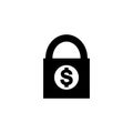 Blocked Money Icon, Locked Dollar, Blocked Card