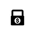 Blocked Money Icon, Locked Dollar, Blocked Card