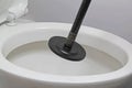 Blocked toilet Royalty Free Stock Photo