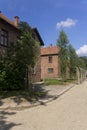 Blocks in Auschwitz I camp Royalty Free Stock Photo