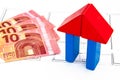 Blocks House Money Key Royalty Free Stock Photo