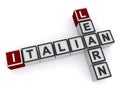 Blocks Spelling Learn Italian