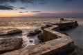 The Blocks at St Monans In Fife, Scotland Royalty Free Stock Photo