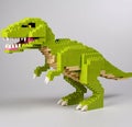 LEGO brick blocky style Dinosaur Royalty Free Stock Photo