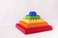 Blocky pyramid Royalty Free Stock Photo