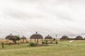 Picnic area at the Ncome Zulu Heritage Museum at Bloedrivier Royalty Free Stock Photo