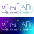 Bloemfontein skyline. Royalty Free Stock Photo