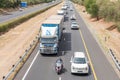 Protestors disrupting traffic at Bloemfontein in protest against