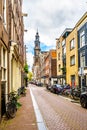 The Bloemstraat in the Jordaan district of Amsterdam, the Netherlands