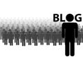 BLOG audience many readers by one blogger