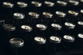 Old Typewriter Keys Royalty Free Stock Photo