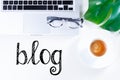 Blog concepts ideas Royalty Free Stock Photo