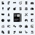 blog management icon. Digital Marketing icons universal set for web and mobile Royalty Free Stock Photo