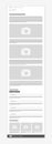 Blog page Wireframe, Webpage prototype Vector Illustration.