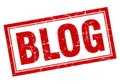 blog stamp Royalty Free Stock Photo